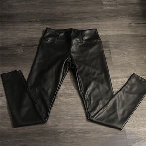 hunter & brown leather pants